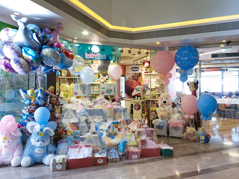 Το κατάστημα βρεφικών ειδών “Babyline” στο ισογείου του ΙΑΣΩ