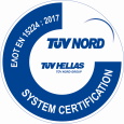 Certification according to ΕΝ 15224:2012
